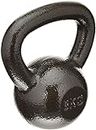 Amazon Basics Cast-Iron Kettlebell, 8kg, Black