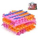 40pcs Heatless Spiral Hair Curlers for Long Hair, No Heat Curlers 22inch/55cm Magic Curls Hair Rollers with Styling Hooks for Women Kids