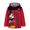 Disney Jackets & Coats | Disney Mickey Mouse Fleece Pullover Hoodie | Color: Black/Red | Size: Various