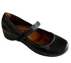 Zapatos para tripulación para mujer cuero negro Mary Jane zapatos de trabajo cómodos talla 8,5