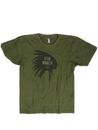 American Apparel T-Shirt Green/olive Size M Steve Moakler 1987 Design Native