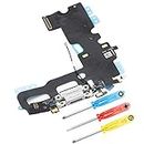 MMOBIEL Dock Connector Compatible with iPhone 7 Plus 2016 - Charging Port Flex Cable only Compatible with iPhone 7 Plus - Headphone Port/Microphone/Antenna Replacement - Incl. Screwdrivers - Gold