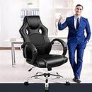 ALFORDSON Gaming Chair Racing Computer Desk Chair Recliner Leather Video Game Chairs Ergonomic Swivel Office Chair