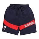 Hopscotch Boys Cotton Shorts in Navy Color for Ages 2-3 Years (OLD-4639416)