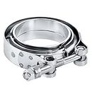 Evil Energy V Band Clamp with Flange Male Female Stainless Steel (3.0 Inch)
