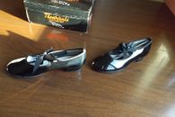 Toddler Tap dancing shoes size 13.5 M for girl,Theatricals Leather sole New 