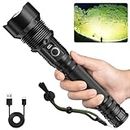 ALSTU Rechargeable 990,000 High Lumen Flashlights, Super Bright LED Flashlight with 5 Lighting Modes, IPX7 Waterproof Handheld Powerful Flash Light for Home Camping Hiking