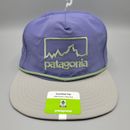 Patagonia Snowfarer Cap Hat Strapback Current Blue Outline Vented Lightweight