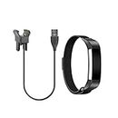 LOOM TREE® Usb Clip Dock Charging Cable Charger Cord+Band For Fitbit Alta | Fitness, Running & Yoga | Fitness Technology | Fit Tech Parts & Accessories