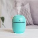 Chocozone USB Operated Cool Mist Humidifier Diffuser with 7 Color Lights Air Humidifer for Room Office Car (180 ML) (Gren)