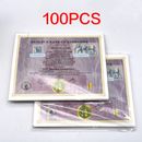 100pcs Zimbabwe/Zimbabwe Banknotes Top Nonillon Container With UV Mark Gifts