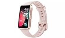 HUAWEI Watch Band 8 Smartwatch 1.47" AMOLED with Silicone Strap 14-Day Battery Life, Heart Monitoring, Waterproof – Sakura Pink