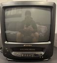 Sansui 13" TV VCR Combo COM311AD VHS Retro Gaming Portable CRT *Tested/Working*