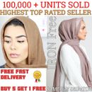 NEW STYLE CRINKLE PREMIUM Plain Hijab Maxi scarf Headscarf CRIMP HABIBA Shawl 