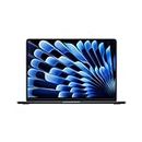 Apple laptop MacBook Air 13" con chip M3 (2024): display Liquid Retina 13,6", memoria unificata 8GB, archiviazione SSD 512GB, videocamera FaceTime HD 1080p, Touch ID; Mezzanotte