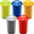HOME CENTRE 50L Top-Bin Plastic Kitchen Waste Management Flip Recycling Basket