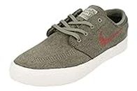 Nike SB Zoom Janoski Flyleather RM Hommes Trainers CI3836 Sneakers Chaussures (UK 4.5 US 5 EU 37.5, Tumbled Grey University Red 005)