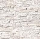 Arctic White Ledger Wall Panel 6 in. x 24 in. Natural Stone Wall Tile (Sample Swatch) for Fireplace Wall, Exterior Wall