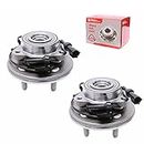 FKG 515078 Front Wheel Bearing Hub Assembly for 2006-2010 Ford Explorer 2007-2010 Ford Explorer Sport Trac 2006-2010 Mercury Mountaineer 5 Lugs W/ABS, Set of 2