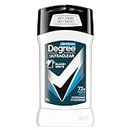 Degree Men UltraClear Black + White Fresh Antiperspirant Deodorant Stick for 72H Sweat & Odour Protection Men's Deodorant with anti white marks and yellow stains 76 g