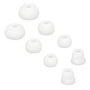 Ear Bud Replacement Pieces Silicone Earbuds Buds Set Compatible with Monster Beats Dr. Dre Powerbeats 3 Wireless Stereo Earphones ,4 Pairs White