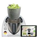 New: MixFino Salad Spinner for Thermomix TM6 Accessories TM5 - Dry Salad at Last with Your Thermomix TM6 Also for TM5 Accessories - Accessories Thermomix TM6 - Made in Germany Quality