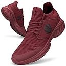 Giniros Basket Homme Chaussures de Sport Respirant Légères Sneakers Homme Confortables Mode Casual Mesh Marche Course Fitness Running Tennis Outdoor Walking Gym Athlétique Jogging Slip on Chaussure