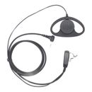 1 Way Radio Earpiece with Ppt Button Microphone 1M Wire D