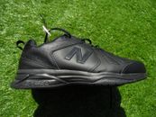 New Balance MX624AB5 Scarpe da ginnastica da uomo larghe vestibilità in pelle nera larghezza 6E