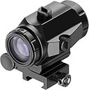 Feyachi M40 3X Red Dot Lupe mit Flip to Side Mount, Fokusverstellung, Windage & Elevation einstellbar, Zielfernrohr Red Dot Magnifier Kompatibel mit 21mm/22mm Picatinny/Weaver Schiene
