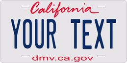 California 2011 License Plate Personalized Custom Auto Bike Motorcycle Moped