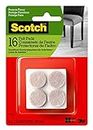 Scotch Felt Furniture Pads, 16 Round Pads for Hardwood Floors, 3/4", Beige (SP805-NA)