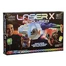 Laser X 88046 Revolution Double Blasters, Choose The Colour of Your Team, Blast Over 90 metres, with Voice Coach. Real Life Infra-red Gaming Experience