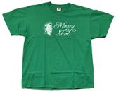 Camiseta Money Shot Climax Porno Película para Adultos Mujer Guiñando el Ciño Talla XL Verde ¡Excelente!