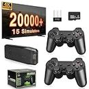 Retro Video Game Console,Stick Game,Wireless Retro Play Game Stick,Plug and Play Video Game Stick,4K HDMI Output,9 Classic Emulators,with Dual 2.4G Wireless Controllers(64G)