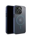 DailyObjects Blue Nimbus Protective Case Cover Compatible with iPhone 13 Pro Max | Camera & Body Protection | Anti Shock, Scratch Resistant | Wireless Charging