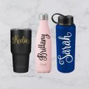 Personalized Cursive Name Vinyl Decal Sticker | Script, For Yeti Tumbler cup  