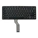 Rinbers Laptop US Keyboard for Acer Chromebook 311 C722 511 C734 C734T C741L C741T 512 C852 Keyboard Replacement NK.I111S.0C8