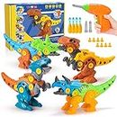 Toys for 3-8 Year Old Boys Girls, Luckades Take Apart Dinosaur Toys for 3-8 Year Old Kids DIY Construction Set for 3-8 Year Old Boys Building Toy Set for Kids Age 3-8 Birthday Gift for Kids Age 3-8