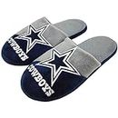 NFL Dallas Cowboys Mens Colorblock Slide SlippersColorblock Slide Slippers, Team Color, Large (11-12)