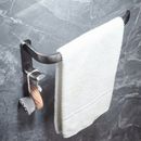  Accesorios de baño de montaje en pared gris latón gancho para anillo toalla Lba928