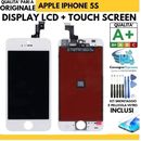 DISPLAY LCD ORIGINALE Per APPLE IPHONE 5s SCHERMO + VETRO TOUCH SCREEN BIANCO