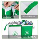 Vert et blanc Paniers de recyclage Bacs de tri des déchets  Cuisine