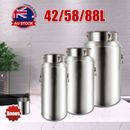 42/58/88L Stainless Steel Fermenter Barrel Wine Beer Keg Storage Keg Home Brew O