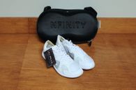 New Nfinity Alpha Womens Cheer Shoes Adult Size 8 with Case WHITE