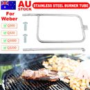 Grill Replacement Burner For Weber Q300 Q320 Q3000 Q3200 Stainless-Steel BBQ Kit