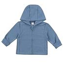 Hanes, Zippin Soft 4-Way Stretch Fleece Hoodie, Babies and Toddlers, Denim Jacket Blue, 12-18 Months