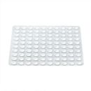 FixtureDisplays Clear Round Self-Adhesive Rubber Pad Silicon Bumpers Bumpon 3/8" Diameter 0.04" Tall for Home | 0.12 H x 5.91 W x 0.039 D in | Wayfair