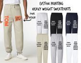 Ink Stitch Design Your Own Custom Printed Men Heavy Blend Sweatpants