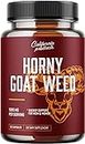 Horny Goat Weed For Women and Men - Herbal Complex Blend Supplement with Saw Palmetto Extract Ginseng Maca Root and Tongkat Ali Powder - Mens Prostate Health Supplement with Horny Goat Weed Extract
